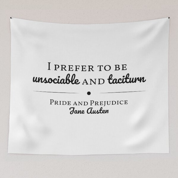 Item preview, I Prefer to Be Unsociable and Taciturn designed and sold by Faraprint3.