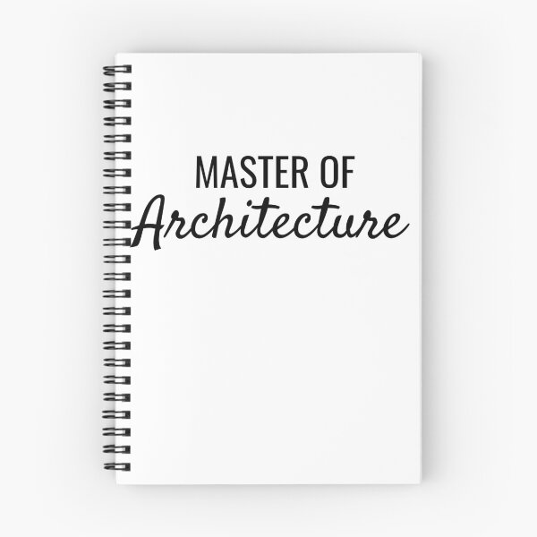 Item preview, Master of Architecture Block/Cursive University Text Design designed and sold by SarahJisri.