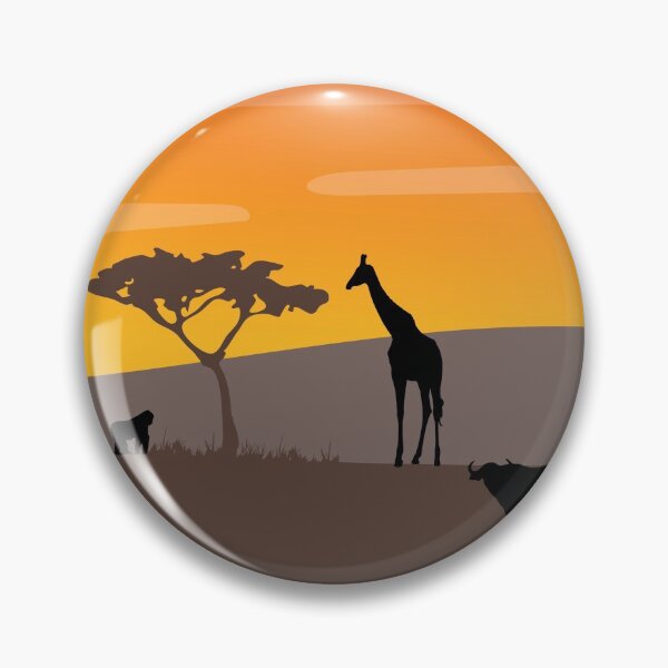 Item preview, Hermosa puesta de sol africana, vida silvestre VII designed and sold by Precious  Chinula.