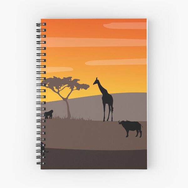 Aperçu de l'œuvre Belle faune africaine au coucher du soleil VII créée et vendue par Precious  Chinula.