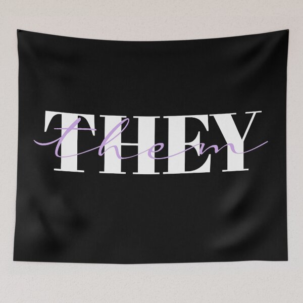 Item preview, they/them designed and sold by skyebolluyt.