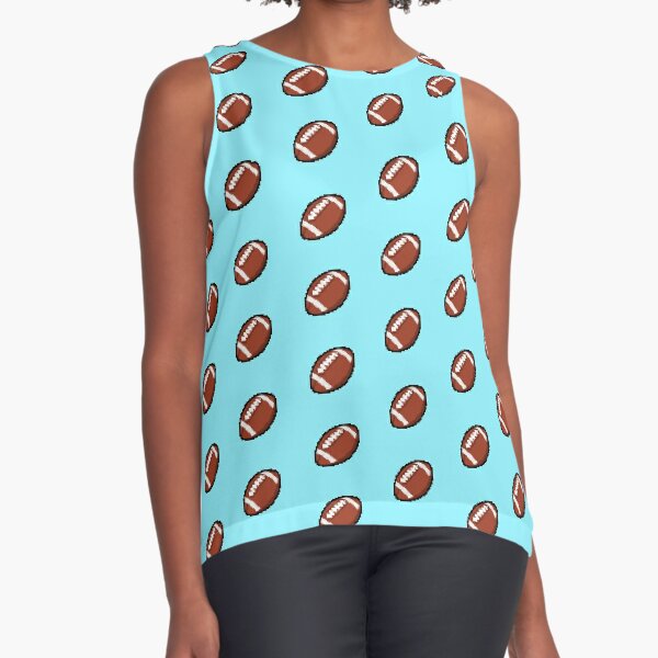 American Football Pattern Tank Top | Fiercepulse