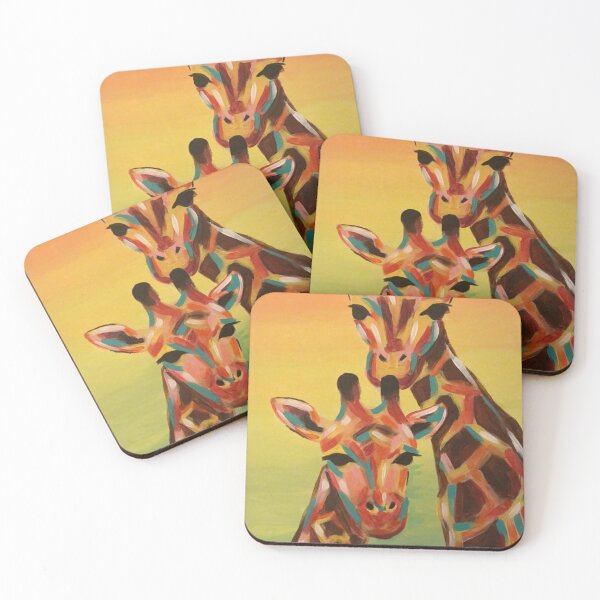 Item preview, Giraffes Couple  designed and sold by Art-By-Kait.