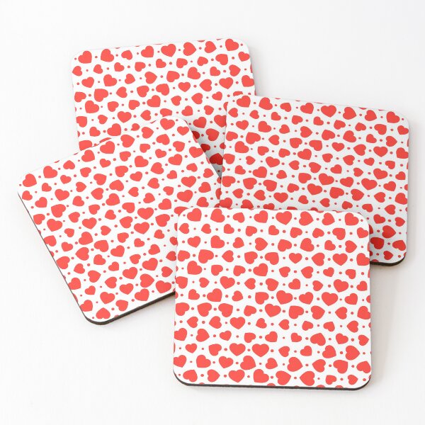 Item preview, Red Hearts Pattern designed and sold by WilliamsonMedia.