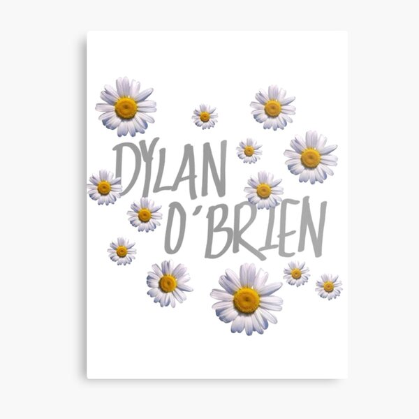 dylan o'brien and flowers Metal Print