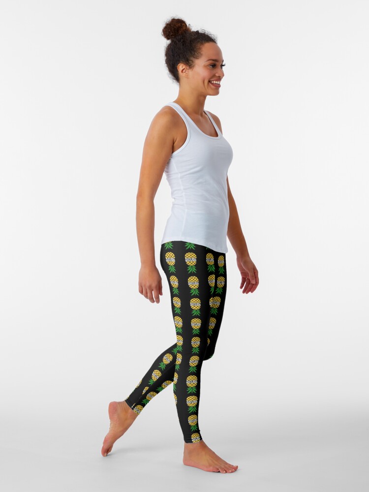 Pastel Pineapple Yoga Shorts