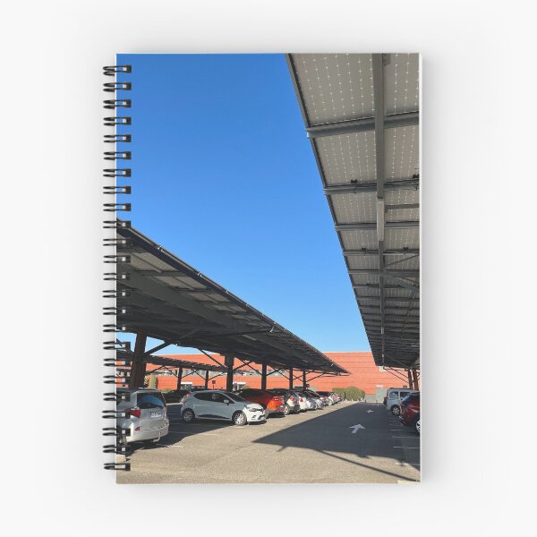 Aperçu de l'œuvre Ciel bleu avec le parking créée et vendue par Simon-Radiant.