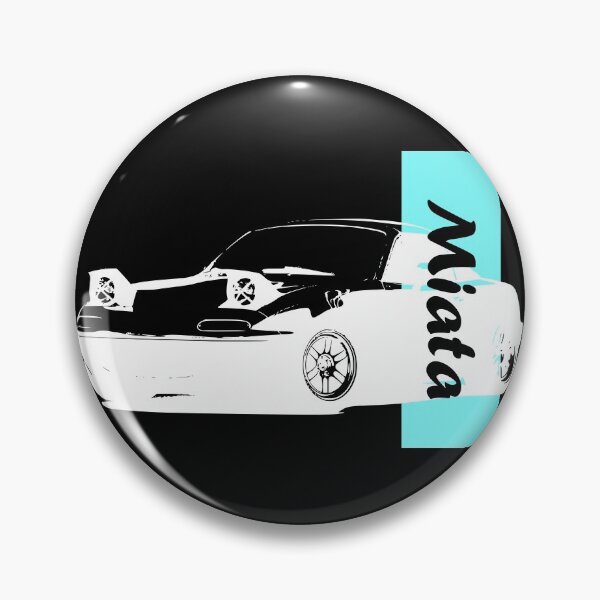 Item preview, Miata White/Cyan designed and sold by tmavaz.