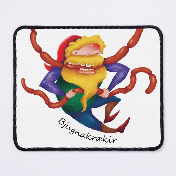 Item preview, Yule lad/ Santa claus - Bjúgnakrækir/Sausage-Swiper designed and sold by suyuchendesign.