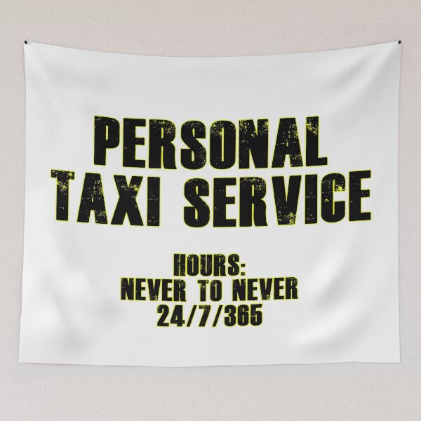 Item preview, Personal Taxi Service designed and sold by blakcirclegirl.