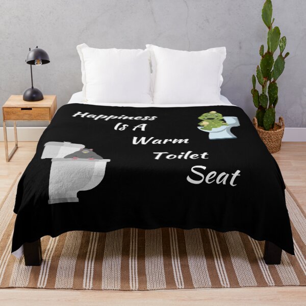 Item preview, Happiness Is A Warm Toilet Seat designed and sold by SameGirlNwTrcks.
