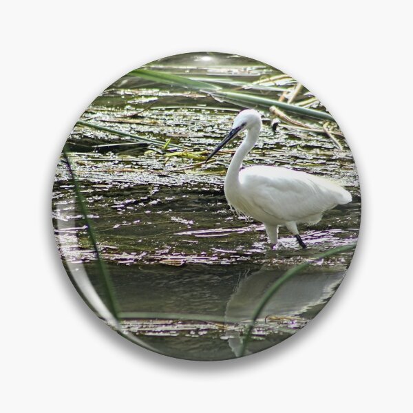 Item preview, White Great Egret Wading River 3 designed and sold by worldways.