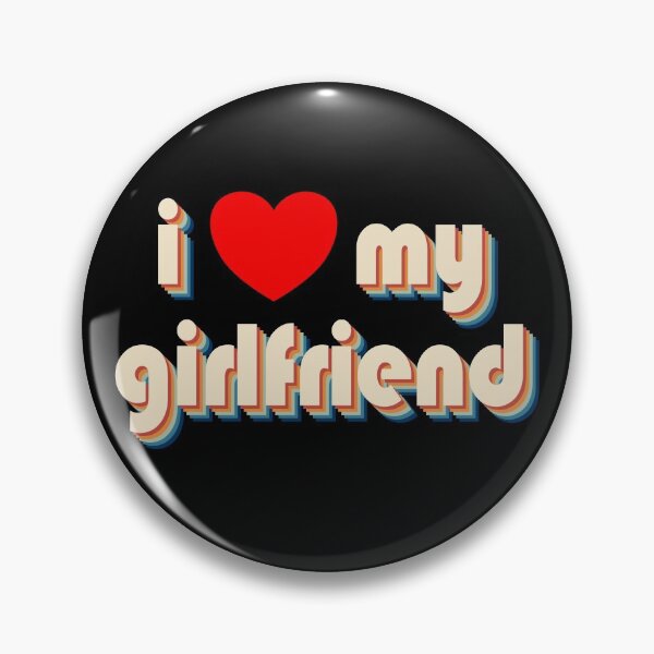 Artikelvorschau, I Love My Girlfriend Heart Hot Retro I Love My Girlfriend Gear entworfen und verkauft von DynamicDesign.