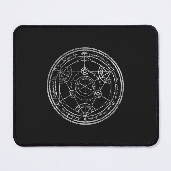Item preview, Human Transmutation Circle  silver grunge designed and sold by DressedForDuty.