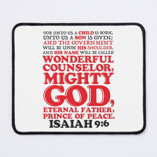 Item preview, Isaiah 9:6 designed and sold by plushism.