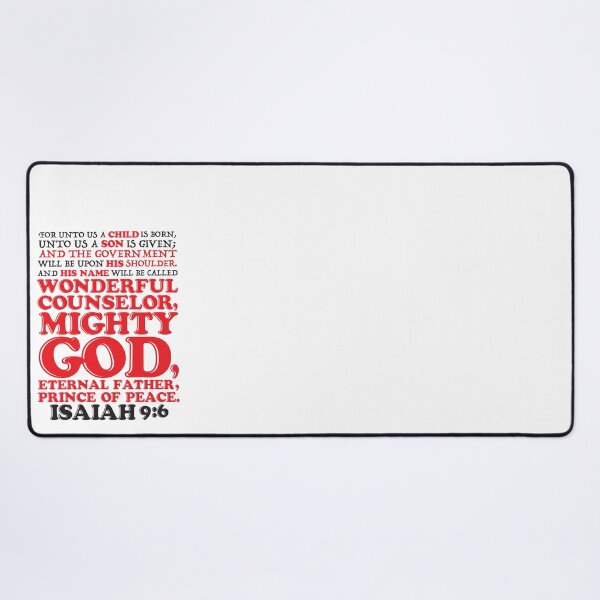 Item preview, Isaiah 9:6 designed and sold by plushism.