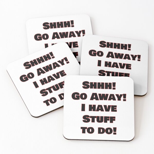 Item preview, Go Away! designed and sold by blakcirclegirl.