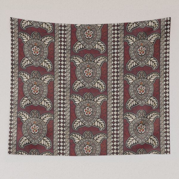 Item preview, Hibiscus turtles designed and sold by AprilAppleArt.