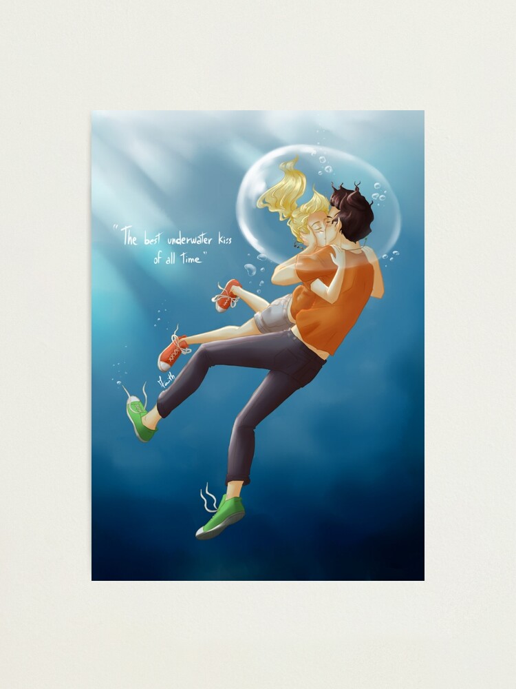 "Percy Jackson and Annabeth Chase Percabeth underwater kiss