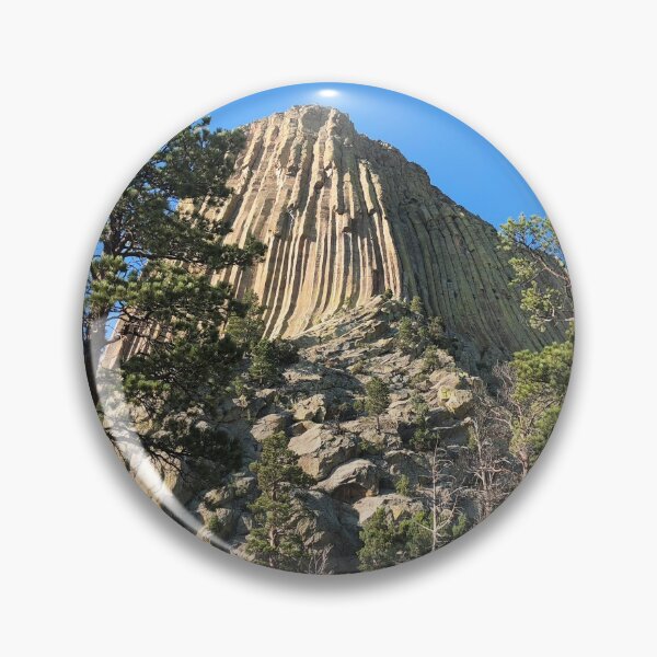 Item preview, Devils Tower from the trail designed and sold by EzrasTrinkets.