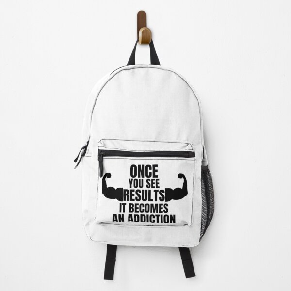 Item preview, Once You See Results It Becomes An Addiction - Gym Motivational Quotes Black designed and sold by andrei49387.