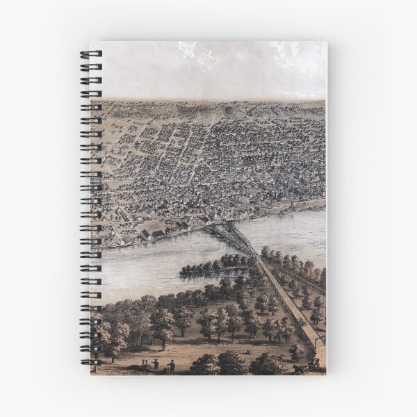 Item preview, Peoria - Illinois - 1867 designed and sold by paulrommer.
