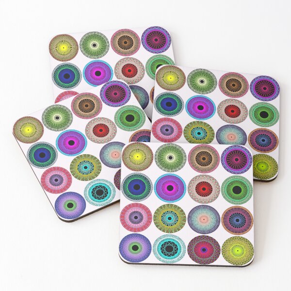 Item preview, Colorful String Stars on White designed and sold by Shapes-Mania.