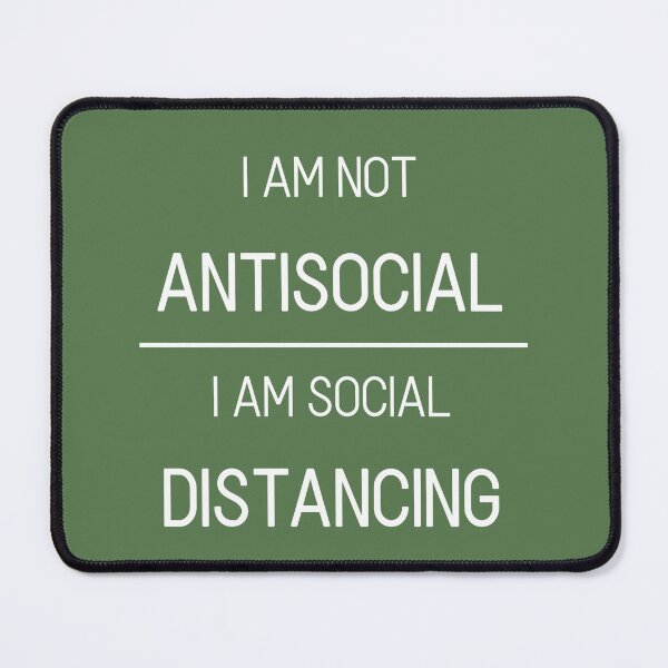 Item preview, I am Social Distancing designed and sold by PamAraico.