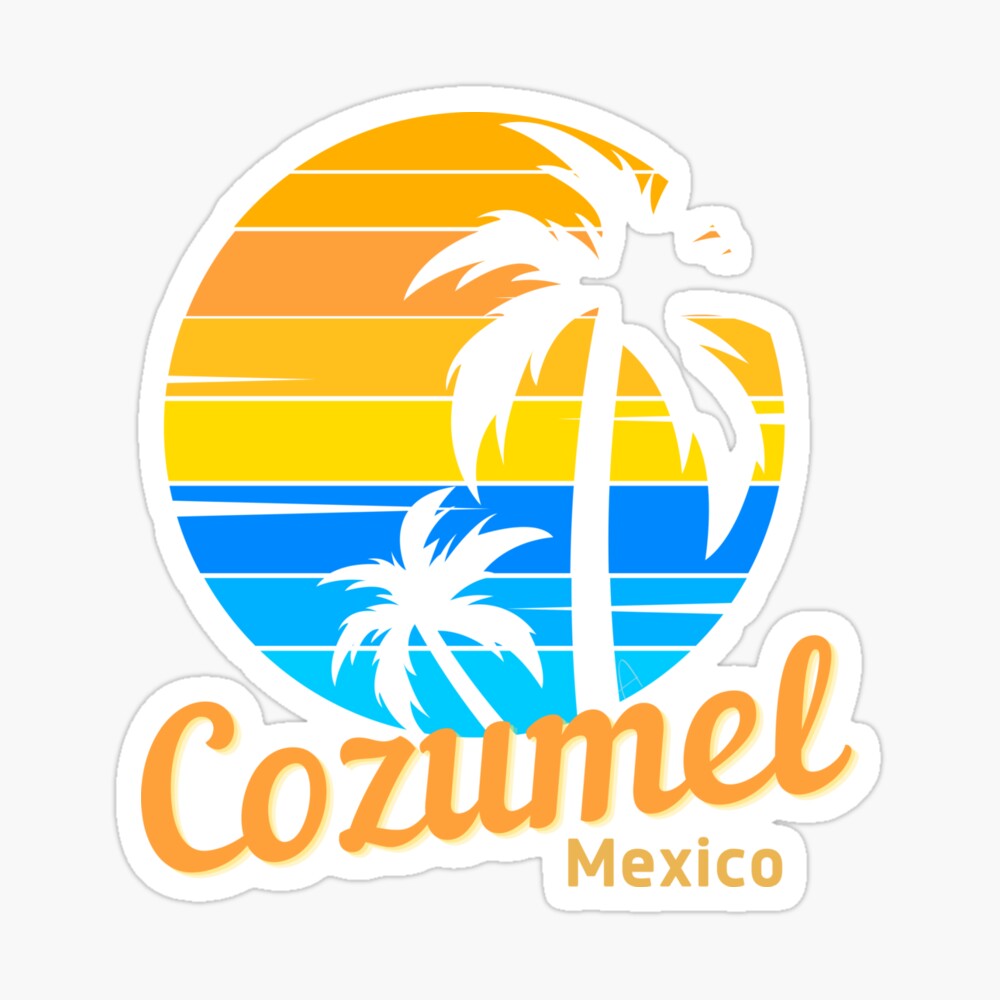 Cozumel, Cozumel Vintage Sunset, Cozumel Mexico Sunrise, Beach Lifestyle,  Ocean Waves,Tropical Vacation