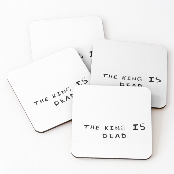 Item preview, the king is dead text designed and sold by UnseenCreations.