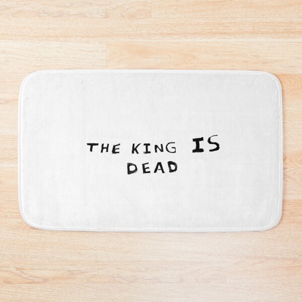 Item preview, the king is dead text designed and sold by UnseenCreations.