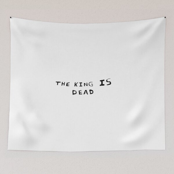 Item preview, the king is dead text designed and sold by UnseenCreations.