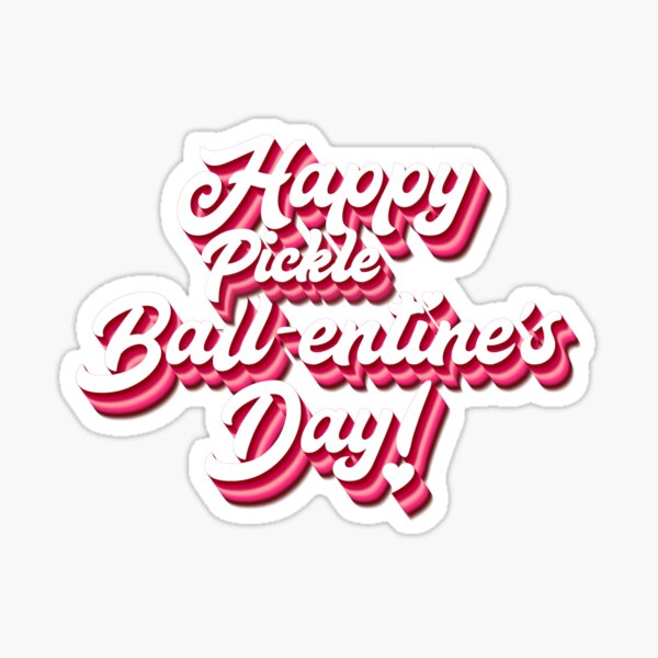 Item preview, Retro Pickleball Valentines Day designed and sold by RiffXS.