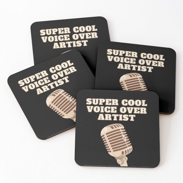 Item preview, Super Cool Voice Over Artist designed and sold by LoudLizzy.