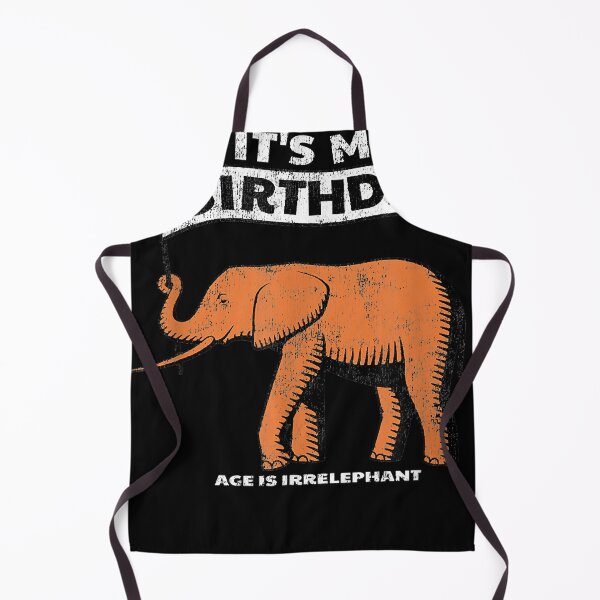 Item preview, Hilarious Elephant Birthday Pun Age Is Irrelephant Joke designed and sold by sherribrandi.