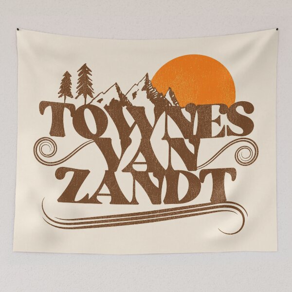Item preview, Townes Van Zandt Retro Sunrise designed and sold by ourkid.