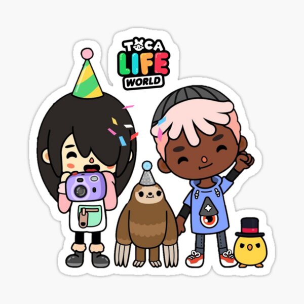 Birthday Toca Boca World Sticker For Sale By Masonbibi Redbubble