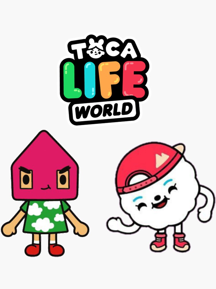 toca boca world  Sticker for Sale by MasonBibi