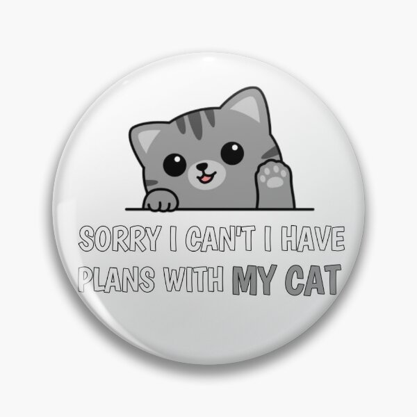 Item preview, Sorry i can't i have plans with my cat funny shirt designed and sold by Ayoublab.