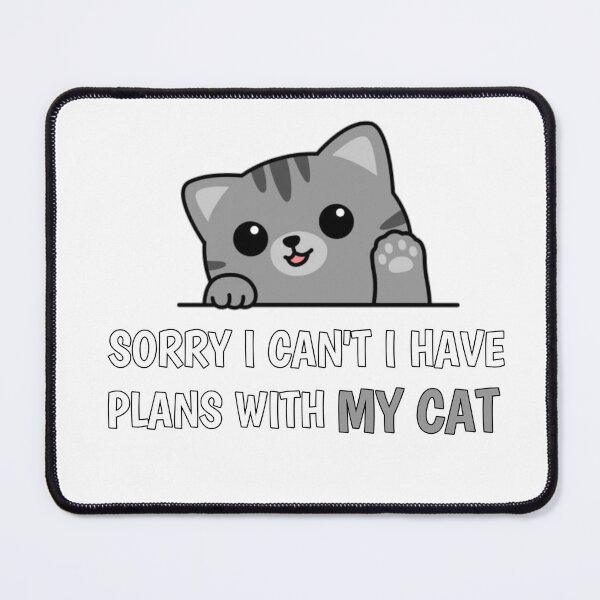 Item preview, Sorry i can't i have plans with my cat funny shirt designed and sold by Ayoublab.