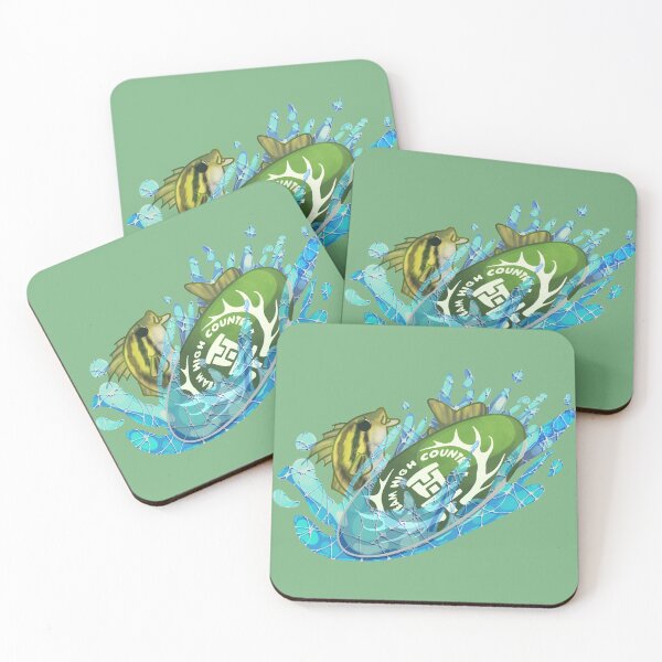 Aperçu de l'œuvre Disque Team High Country avec Poisson créée et vendue par 123fishey.
