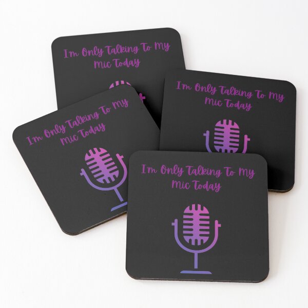 Item preview, I'm Only Talking To My Mic designed and sold by LoudLizzy.