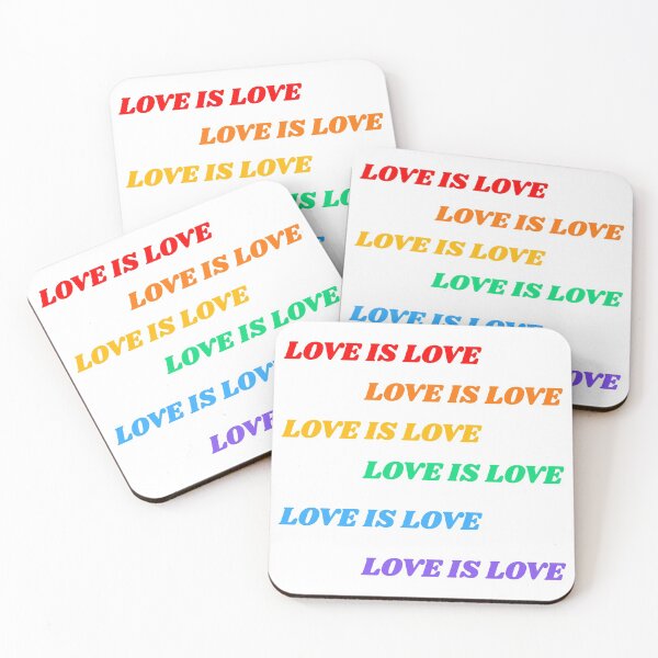 Item preview, Love is Love Rainbow Gay Pride Colors Sticker Pack designed and sold by Inspirationmotivation.