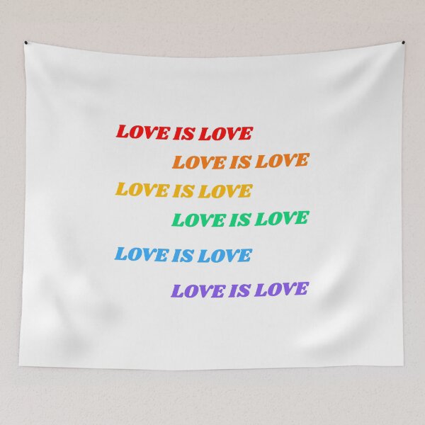 Item preview, Love is Love Rainbow Gay Pride Colors Sticker Pack designed and sold by Inspirationmotivation.