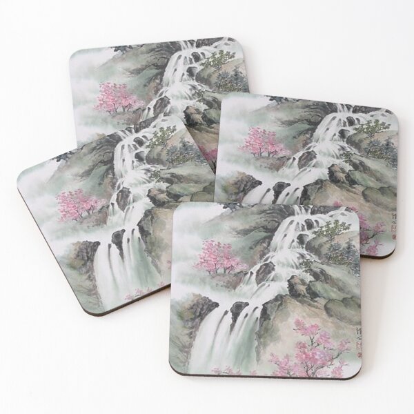 Item preview, Beautiful Japanese Water Fall Watercolor printed on many different products * designed and sold by SevenStar Special Services.