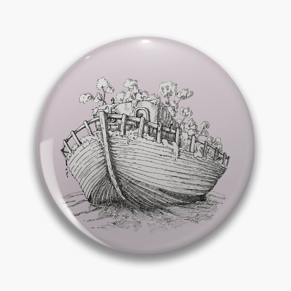 Item preview, Lineart Sketchy boat designed and sold by Heidi Monsant.