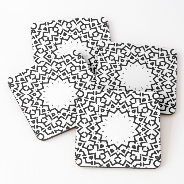 Item preview, Gypsy Portal Mandala in Black on White designed and sold by AlteredAtelier.