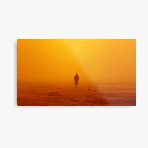 BLADE RUNNER 2049 cyberpunk red desert Metal Print