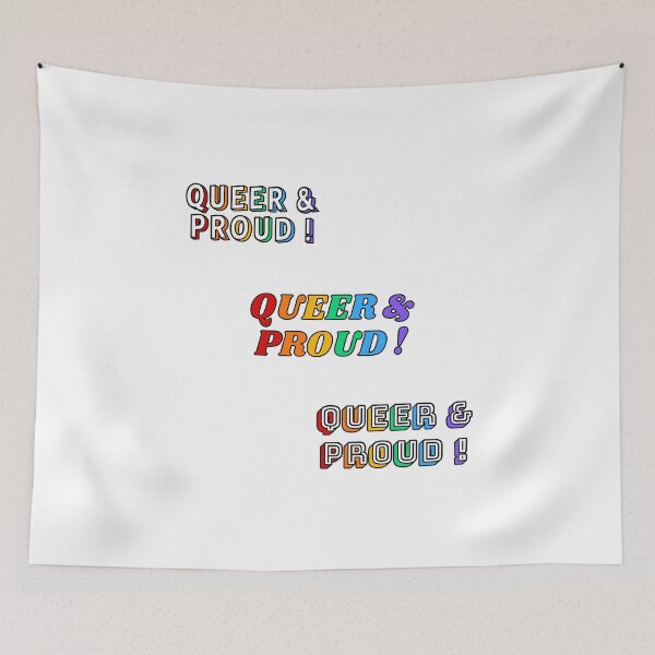 Item preview, Queer and Proud Super Cute Sticker Pack LGBT designed and sold by Inspirationmotivation.