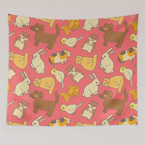 Item preview, Guinea Pigs Rabbits Cats Dogs Friends designed and sold by SisileeGift.